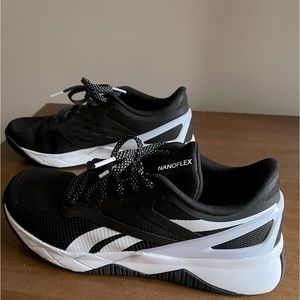 Reebok Women’s Nanoflex TR Cross Trainer, Core Black/White 10.5